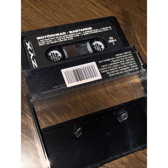 Motörhead Bastards Germany Cassette Tape  Heavy Metal Tested - Picture 2 of 3